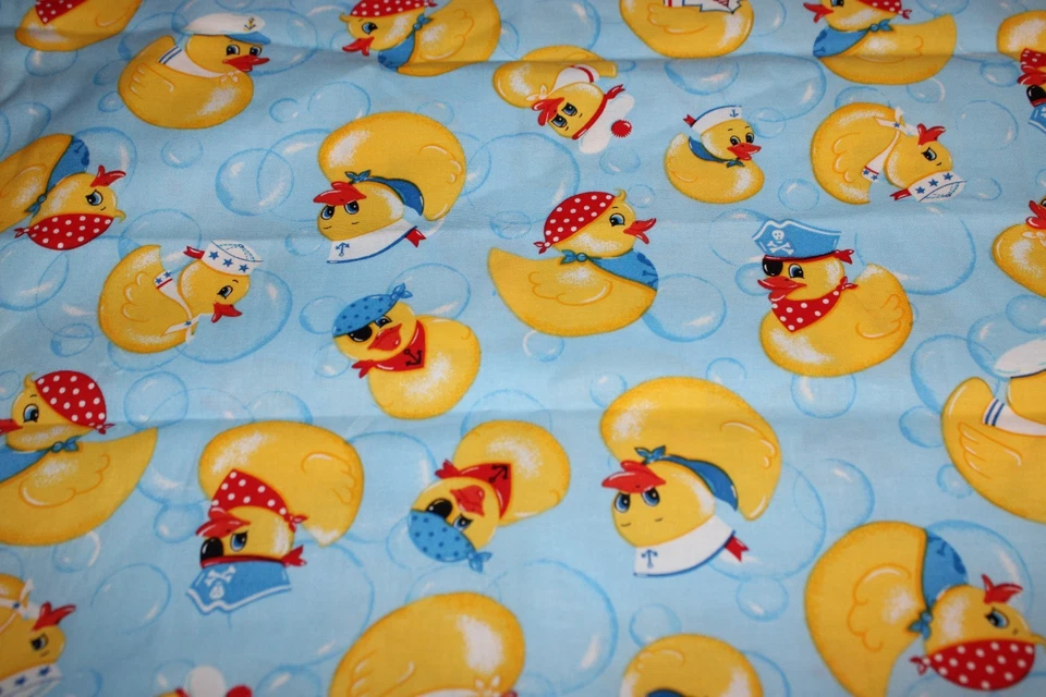 Pirate Ducks Fabric Traditions Cotton Fabric 29x44 - Image 1 of 1
