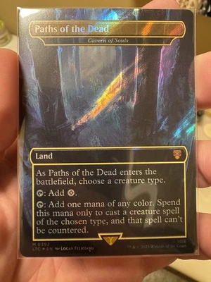 Mtg Cavern Of Souls (Paths Of The Dead) Surge Foil Nm Lord Of The Rings - Image 1 of 2