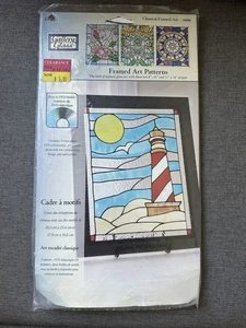 Gallery Glass Classical Framed Art Patterns Kit w/ DVD Plaid 2007 Unopened - Picture 1 of 5