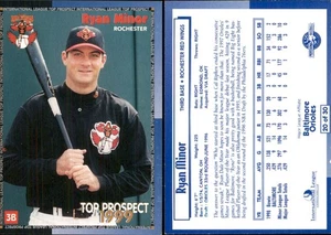 Ryan Minor 1999 Blueline Rochester Red Wings #20 RC Card Rochester Red Wings - Picture 1 of 1