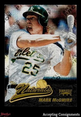 Pinnacle Starburst 1996 pruebas de artista #85 Mark McGwire atletismo Foto 1 de 2