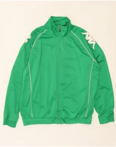 KAPPA Mens Graphic Tracksuit Top Jacket XL Green Polyester AF09 - Picture 1 of 3