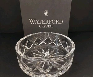 Botella de champán Waterford cristal vintage con patrón de cruz X en caja - Imagen 1 de 10