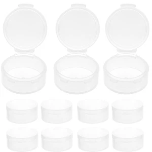 10 Piezas Tapones para los Oídos Pequeño Almacenamiento con Tapa Estuche Redondo - Imagen 1 de 12