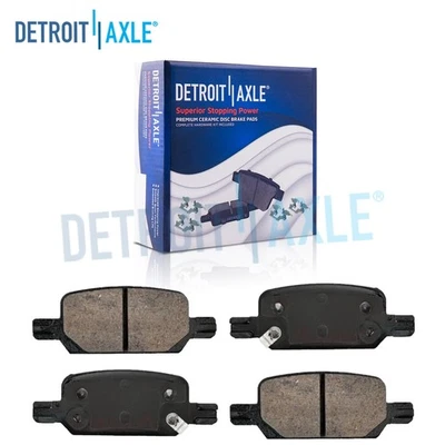 Rear Disc Brake Pads w/ Hardware for 2021 2022 Chevrolet Colorado GMC Canyon - Image 1 of 4