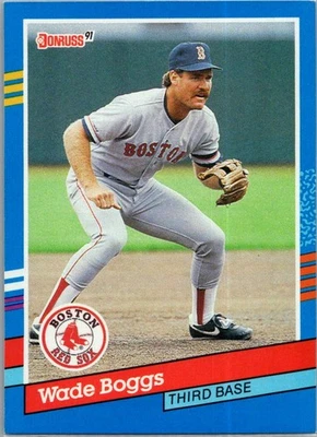 Donruss Wade Boggs #178 Boston Red Sox 1991 Foto 1 de 2