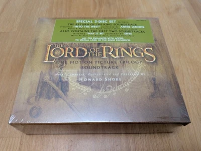 FACTORY SEALED Box Set Lord Of The Rings Trilogy Soundtrack 3 CD 9362-48633-2 Foto 1 de 4