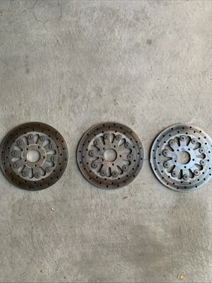 Harley Dyna CVO Super Glide 2000 FXR4 CVO juego de discos de rotor de freno delantero y trasero 44372-00 Foto 1 de 4