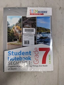 Stem Scopes CA-NGSS 3D Student Notebook Segment 1-4: 4 BOOKS Ecosystems Grade 7 - Picture 1 of 6