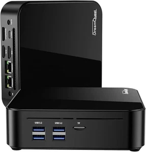 DreamQuest Mini PC de bureau Intel N95 3,6 GHz 512 Go SSD 16 Go RAM Windows 11 Pro - Photo 1/7