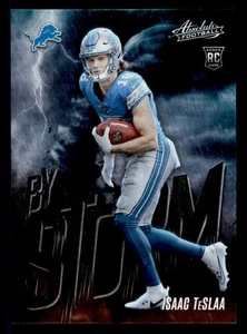 2025 Panini Absolute By Storm #5 Isaac TeSlaa Detroit Lions RC - Bild 1 von 2