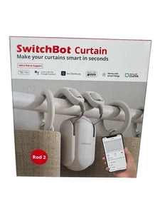 Switchbot Smart Curtain Rod 2 White - New in Box - Picture 1 of 8