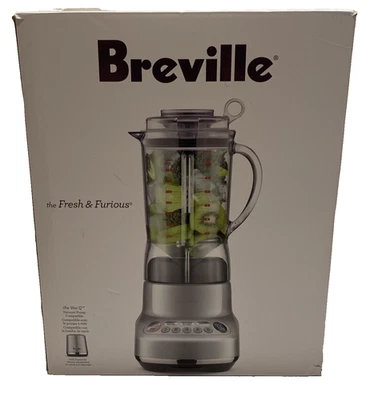 Breville BBL620 Sil/V 5-Speed Fresh & Furious Heavy Duty Blender Silver - Image 1 of 4