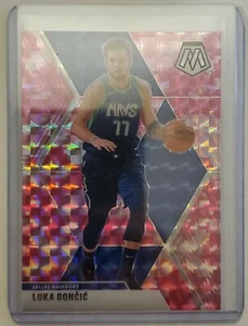Luka Doncic 2019-20 Panini Mosaic Pink Camo Prizm Dallas Mavericks #44 - Picture 1 of 7