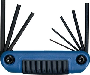 Eklind Metric Hex Fold Up Wrench Key Set 25181 8pc 2-8 MM Comfort Grip USA MADE - Picture 1 of 4