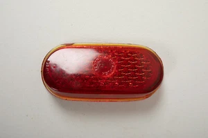 K-D Triflex Lens (B6C-8) A No 278 (JSF6) Red Tail Light Glass Right 1940 Chevy - Foto 1 di 8