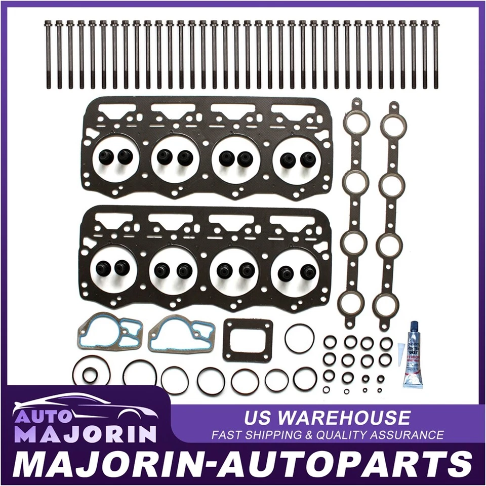 94-02 Head Gasket Set Bolts For Ford F-250 F Super Duty F-350 E-350 E-450 E-550 Foto 1 de 1