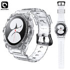 For Samsung Galaxy Watch 4/5 44mm Band Strap With Bumper Case Sport Clear TPU