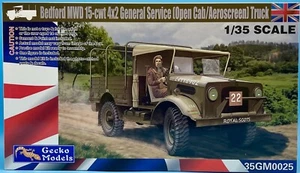 Gecko Models 35GM0025 1/35 Bedford MWD 15-cwt 4x2 GS (Open Cab/Aeroscreen) Truck - Picture 1 of 3