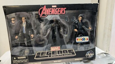 Hasbro Marvel Legends TRU Exclusivo Paquete de 3 Agente Coulson Nick Fury Maria Hill Foto 1 de 4