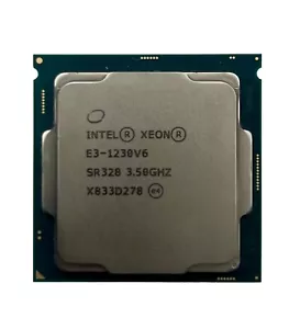 Intel Xeon E3-1230V6 3.50Ghz Quad-Core CPU Processor SR328 LGA1151 Socket - Picture 1 of 2