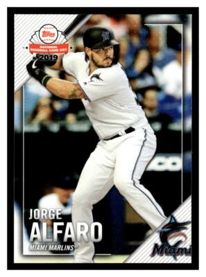 2019 Topps National Baseball Card Day  #15 Jorge Alfaro - Miami Marlins - Image 1 of 2