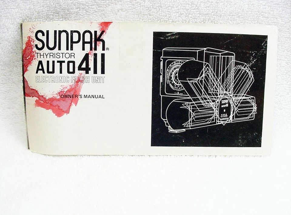 Sunpak Auto 411 Instruction Pamphlet Book | 27pg | 1976 | Pics & Text | $13.40 - Image 1 of 1