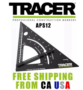 TRACER APS12 12" ADJUSTABLE PROSQUARE COM & JACK HIP VALLEY SCALE 5060668270868 - Picture 1 of 10