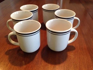 6 Emerald Collection Ceramic Coffee Mugs EUC - Picture 1 of 6