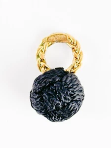 AGATHA PARIS Yarn Ball Pendant Gold Tone Designer Vintage Kitsch 80’s - Picture 1 of 3