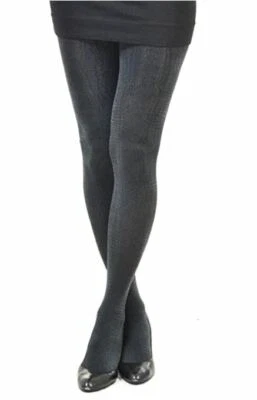 Medias para mujer HUE gris cocodrilo control brillo talla S/M U14084 adoquines Foto 1 de 3