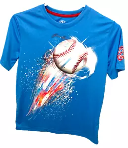 Baseball Short Sleeve T-Shirt .. Polyester .. Youth 10-12 (L) SALE - Picture 1 of 5