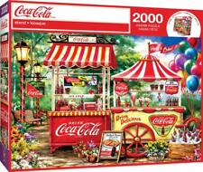Masterpieces Jigsaw Puzzle;  Coca-Cola Stand by Dona Gelsinger;  2000 pieces