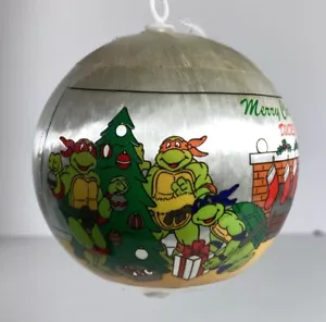 Vintage 1990 Teenage Mutant Ninja Turtles International Silver Ornament Dudes - Bild 1 von 7
