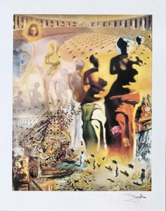 Salvador Dali Hallucinogenic Toreador F/Signed Lithograph Art 30-1/2 x 24 - Picture 1 of 1