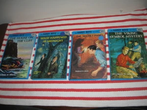 Lot ~ 4 Blue Hardy Boys Mystery Books #2 #10 #25 #42 Grosset & Dunlap 1991 1999 - Imagen 1 de 6