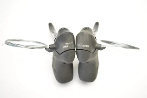 SHIMANO BICYCLE 8 X 2 SPEED SHIFTER BRAKE LEVERS 23.8-24.2 MM CLAMP ST-2200 - Picture 1 of 5