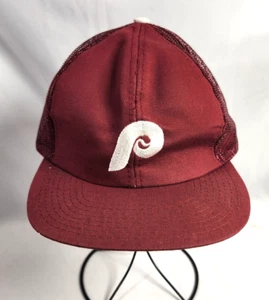 vtg Twins Enterprise PHILADELPHIA PHILLIES baseball Trucker Hat snapback Mesh - Picture 1 of 6