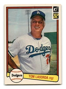 Tom Lasorda 1982 Donruss #110 Los Angeles Dodgers NM-MINT - Picture 1 of 2