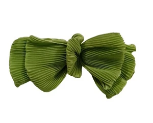 Pinzas para el cabello para mujer elegantes moño grande verde esmeralda - Imagen 1 de 8