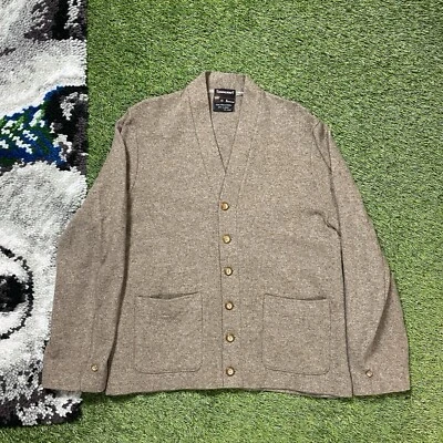 VTG 50s TownCraft Penney’s Virgin Wool Cardigan SZ 40 M USA Kurt Cobain Grunge - Image 1 of 4