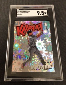 2021 Panini Absolute Mark McGwire Kaboom Case Hit SGC 9.5 Gem Cardinals - Imagen 1 de 2