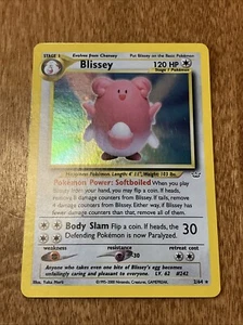 Pokemon 1st Edition Blissey Neo Revelation Set 2/64 Holo Rare Pokemon Card NM - Picture 1 of 2