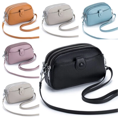 Womens Cell Phone Purse Wallet Handbag Case Shoulder Bag Cross Body Pouch Small - Image 1 of 4