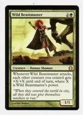 1x Wild Beastmaster | Return to Ravnica | MTG Magic Cards