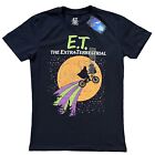 ET Universal Studios Hollywood Graphic T Shirt Mens S NEW Black Moon Bicycle