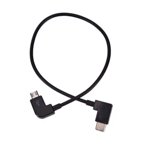 4" Left Angles Micro USB to Type C OTG Cable for Portable Digitals DAC Ampl - Picture 1 of 9