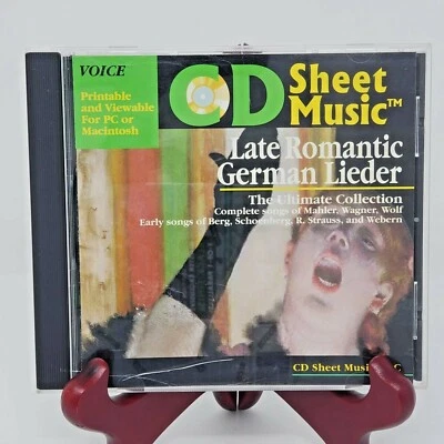 CD Sheet Music Late Romantic German Lieder The Ultimate Collection For Voice - Image 1 of 4