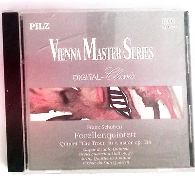 FRANZ SCHUBERT FORELLENQUINTETT QUINTET "THE TROUT" VIENNA MASTER SERIES CD 4911 - Image 1 of 4