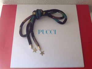 EMILIO PUCCI SILK  CHOKER NECKLACE / BELT  70 INCH ""FALLING STAR""  NWTAG ITALY - Picture 1 of 12